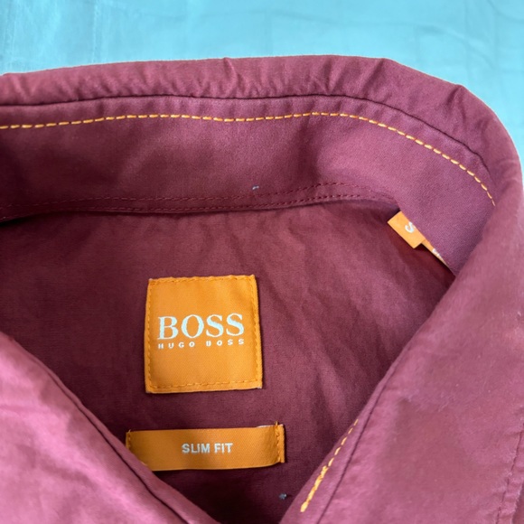 Hugo Boss Orange Mens short sleeved shirt size small - Picture 6 of 6